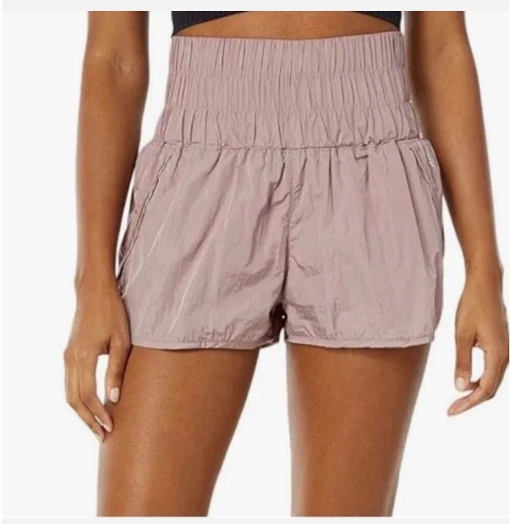FP Movement Free People Shorts High Rise The Way Home Lavender Athlesiure Sz SM
